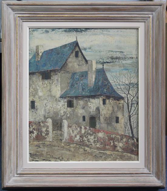 § Josselin Bodley (1893-1974) French Farmhouse, 18 x 15in.